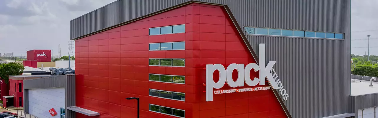 Exterior of Pack Studios 