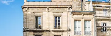Old residential buildings in Bordeaux, France