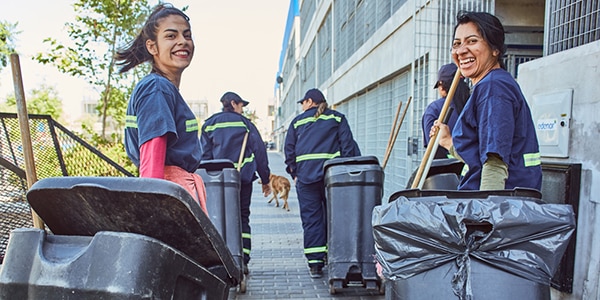 participants in Delterra Rethinking Recycling program